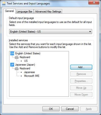Text Services and Input Languages
